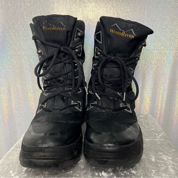 Windriver hyper dri waterproof boots winter black warm snow outdoors hunting